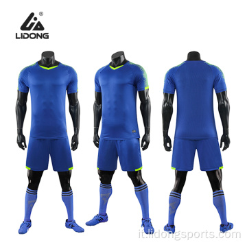 Camicie da calcio maschile uniforme da squadra di calcio secco rapido